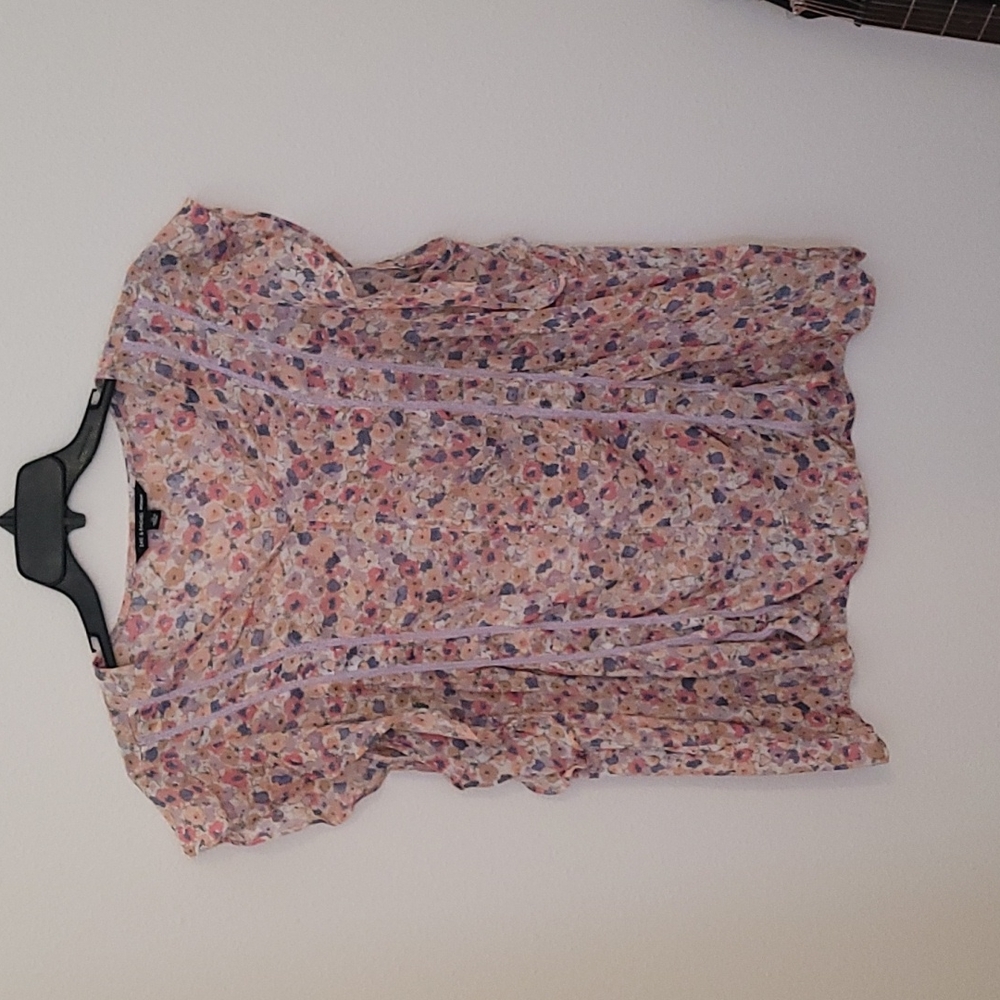 Floral tank blouse